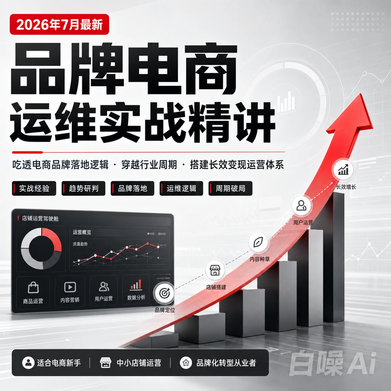2026最新品牌电商运维课｜吃透落地逻辑穿越周期高效变现-聚财网创